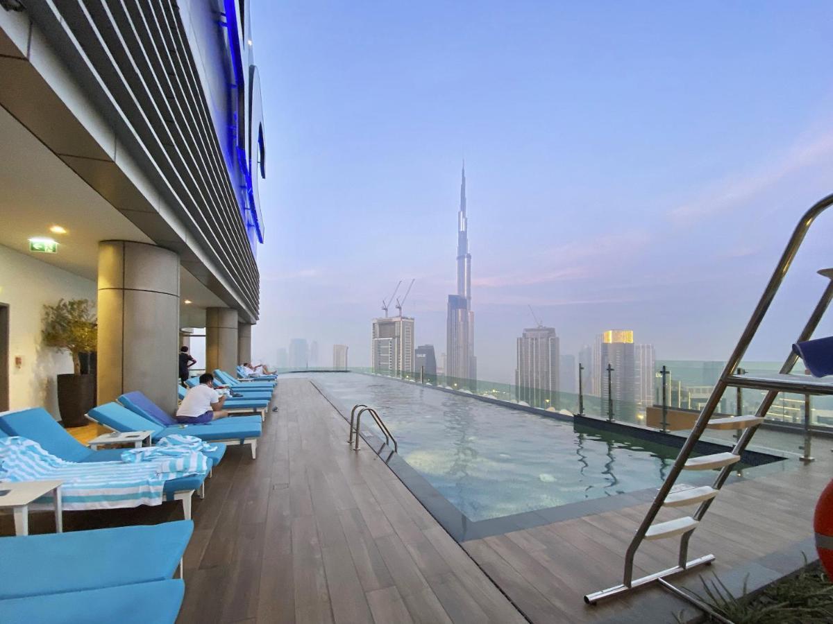 Aliving Luxury 2Br With Infinity Pool At Paramount Hotel Midtown Close To Dubai Mall & Burj Khalifa Luaran gambar